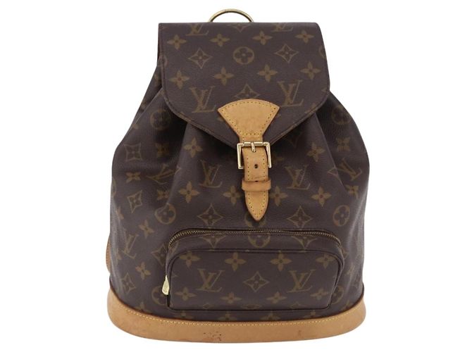 Zaino LOUIS VUITTON Monogram Montsouris MM M51136 LV Auth 196369A Monogramma - vista 13
