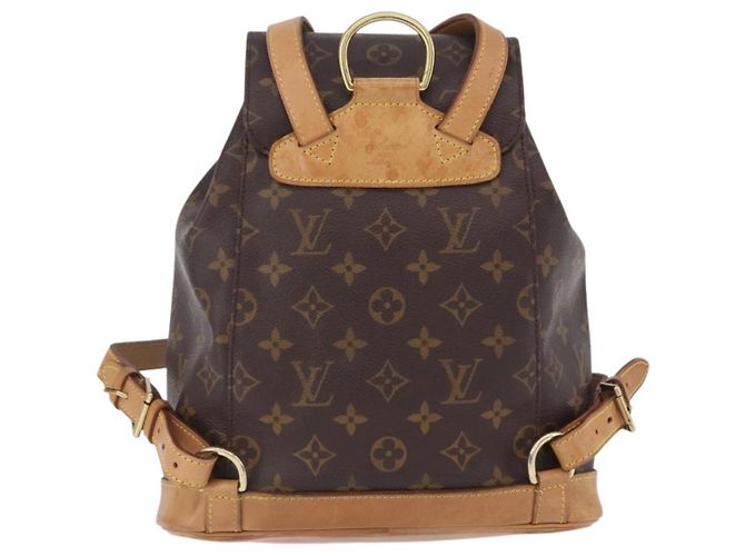 Zaino LOUIS VUITTON Monogram Montsouris MM M51136 LV Auth 196369A Monogramma - vista 2