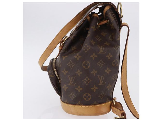 Zaino LOUIS VUITTON Monogram Montsouris MM M51136 LV Auth 196369A Monogramma - vista 4