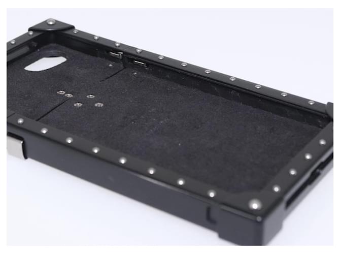 LOUIS VUITTON Monogram Eclipse Fragment iTrunk iPhone 7 Case M62613 Auth BA15042 Noir Monogramme - vue 17