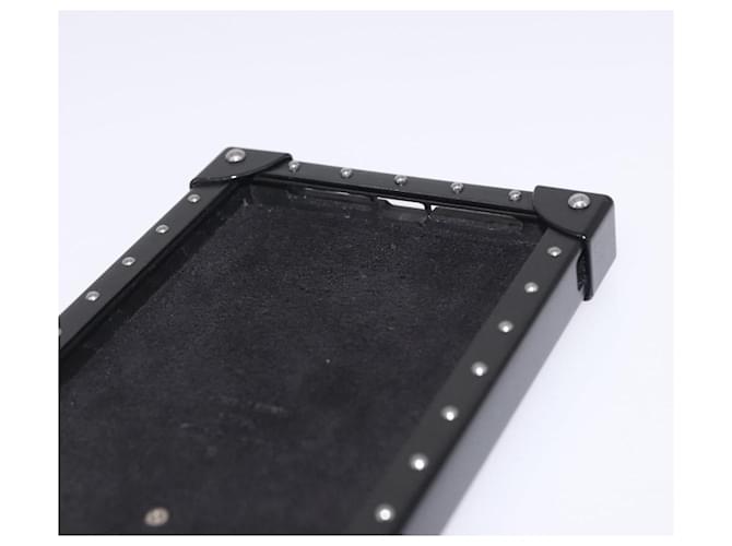LOUIS VUITTON Monogram Eclipse Fragment iTrunk iPhone 7 Case M62613 Auth BA15042 Noir Monogramme - vue 19