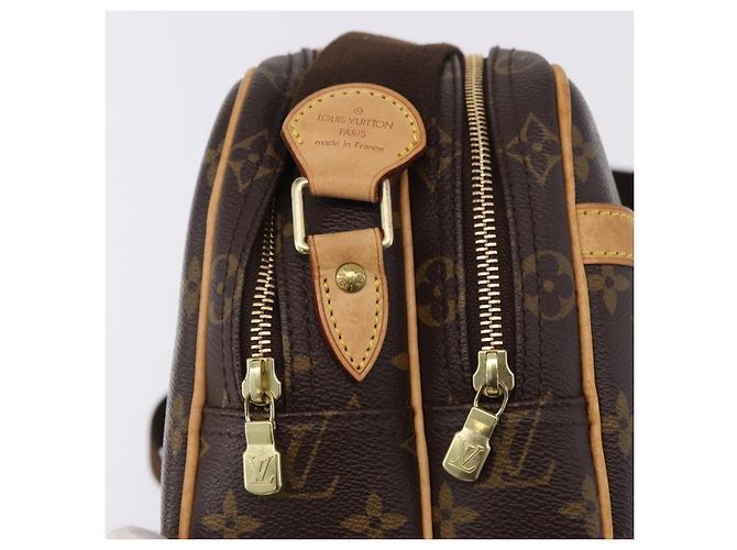Borsa a tracolla LOUIS VUITTON Monogram Reporter PM M45254 LV Auth fm5446A Monogramma - vista 17