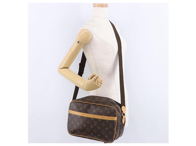 Borsa a tracolla LOUIS VUITTON Monogram Reporter PM M45254 LV Auth fm5446A Monogramma - vista 25