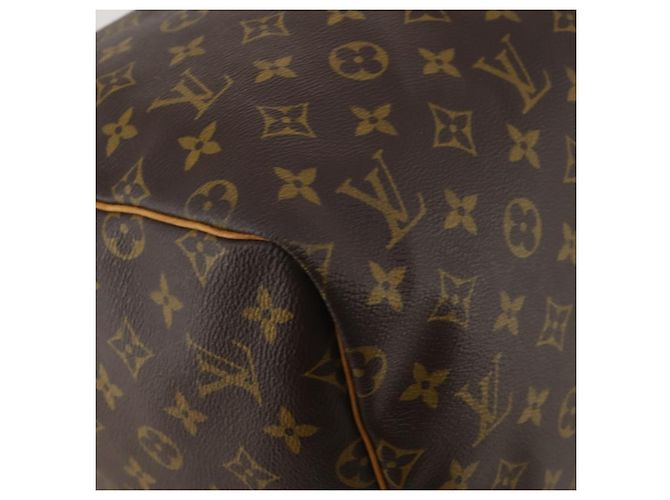 LOUIS VUITTON Monogram Keepall 55 Boston Bag M41424 LV Auth 196393A Monogramma - vista 15