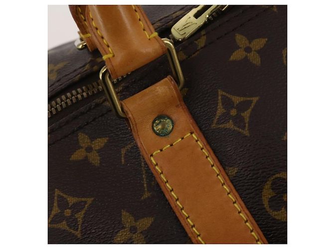 LOUIS VUITTON Monogram Keepall 55 Boston Bag M41424 LV Auth 196393A Monogramma - vista 18