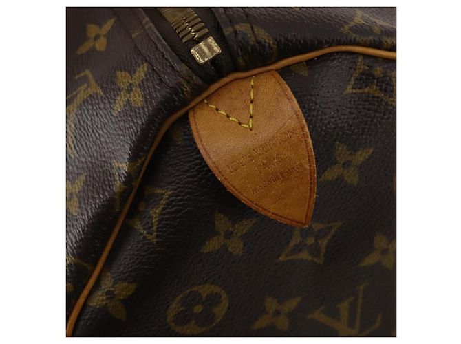 LOUIS VUITTON Monogram Keepall 55 Boston Bag M41424 LV Auth 196393A Monogramma - vista 19