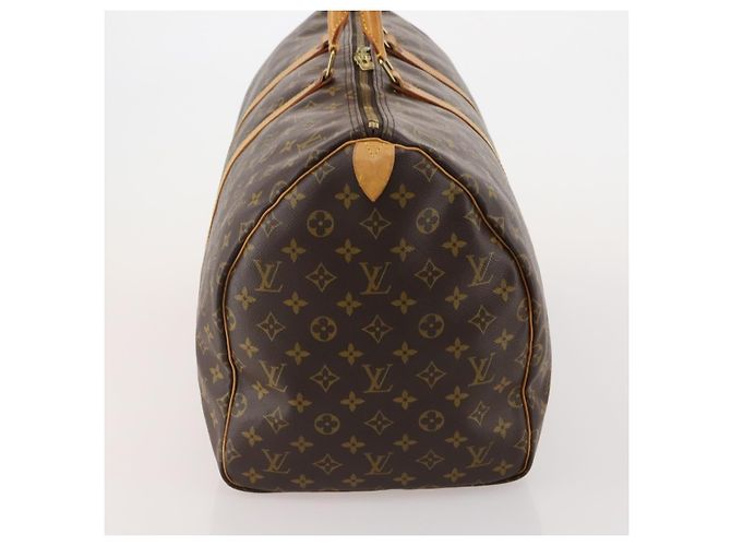 LOUIS VUITTON Monogram Keepall 55 Boston Bag M41424 LV Auth 196393A Monogramma - vista 3