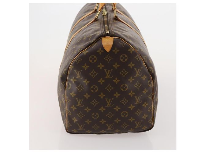 LOUIS VUITTON Monogram Keepall 55 Boston Bag M41424 LV Auth 196393A Monogramma - vista 4