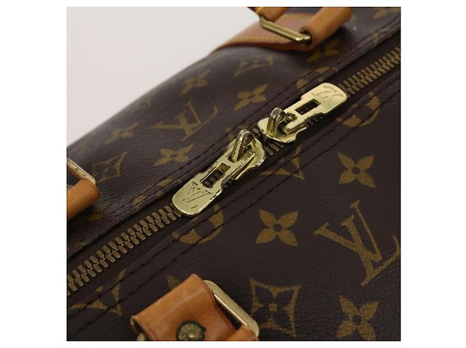 LOUIS VUITTON Monogram Keepall 55 Boston Bag M41424 LV Auth 196393A Monogramma - vista 9