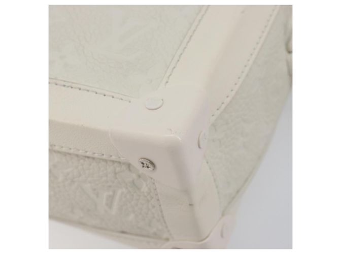 LOUIS VUITTON Monogram Empreinte Soft Trunk Bag White M53287 LV Auth 196005V Bianco - vista 15
