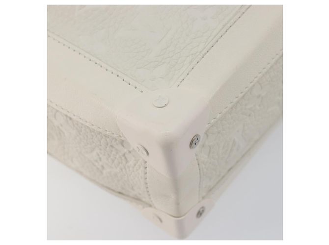 LOUIS VUITTON Monogram Empreinte Soft Trunk Bag White M53287 LV Auth 196005V Bianco - vista 18