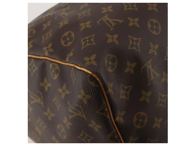 LOUIS VUITTON Monogram Keepall 60 Boston Bag M41422 LV Auth 197464A Monogramma - vista 17