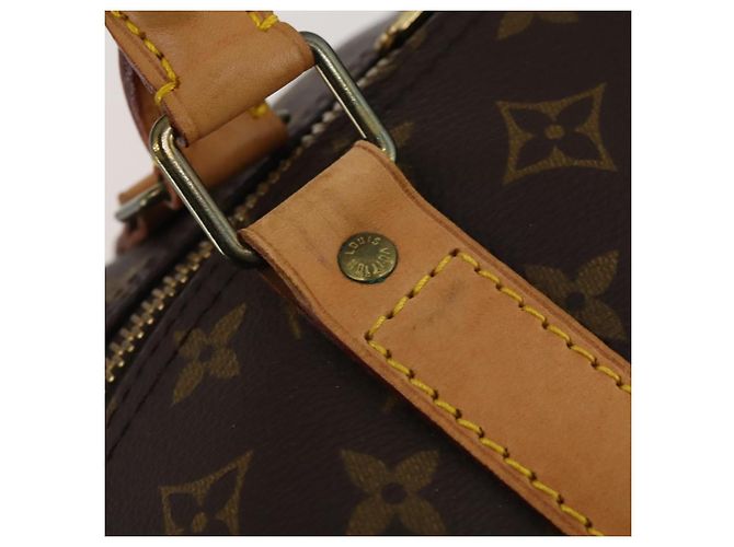 LOUIS VUITTON Monogram Keepall 60 Boston Bag M41422 LV Auth 197464A Monogramma - vista 18