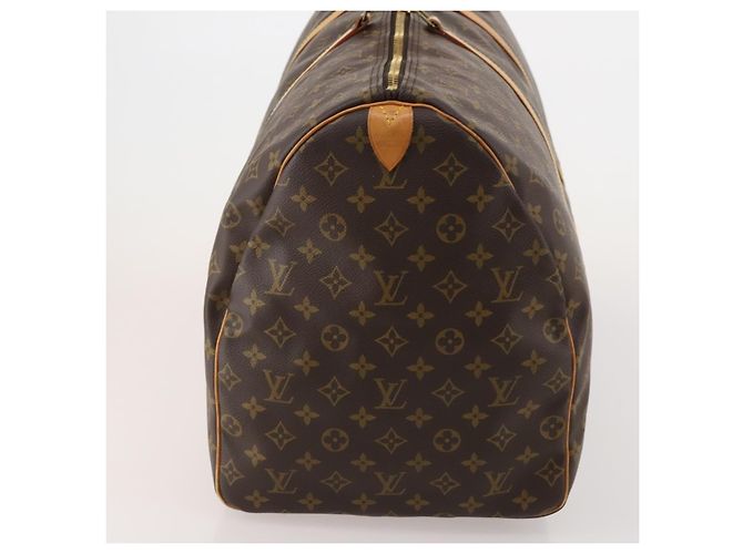 LOUIS VUITTON Monogram Keepall 60 Boston Bag M41422 LV Auth 197464A Monogramma - vista 4