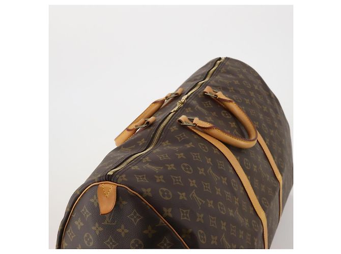LOUIS VUITTON Monogram Keepall 60 Boston Bag M41422 LV Auth 197464A Monogramma - vista 6