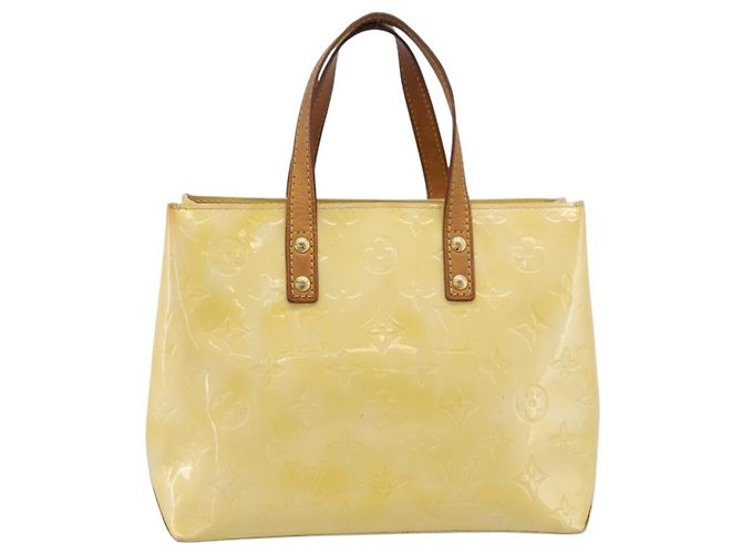 LOUIS VUITTON Monogram Vernis Reade PM Hand Bag Gris M91145 LV Auth ka5904 Grey - view 13