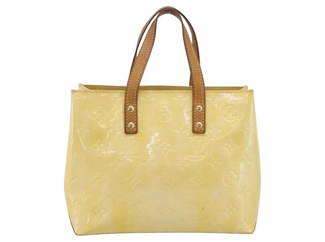 LOUIS VUITTON Monogram Vernis Reade PM Hand Bag Gris M91145 LV Auth ka5904 Grey - view 2