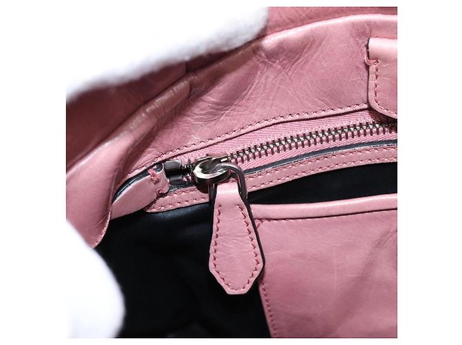 Borsa a mano Miu Miu in pelle 2way Rosa Argento Auth ki6786M - vista 22