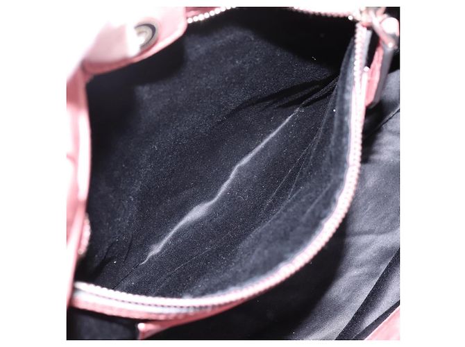 Borsa a mano Miu Miu in pelle 2way Rosa Argento Auth ki6786M - vista 23