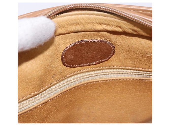 Borsa a tracolla GUCCI in tela Micro GG Beige e oro Auth ep15764 - vista 10