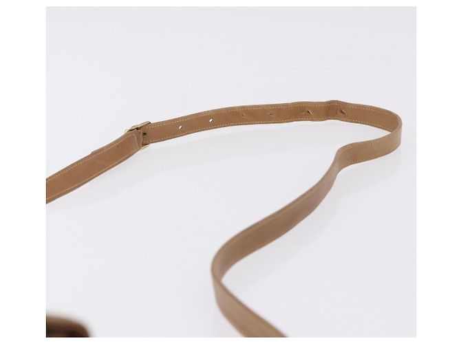 Borsa a tracolla GUCCI in tela Micro GG Beige e oro Auth ep15764 - vista 14