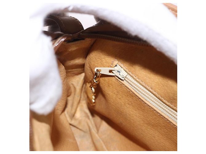 Borsa a tracolla GUCCI in tela Micro GG Beige e oro Auth ep15764 - vista 21