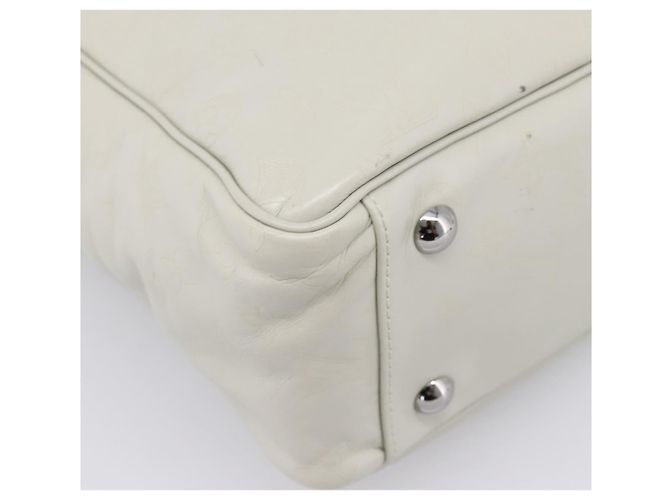 LOUIS VUITTON Monogram Diffir Clarkson Shoulder Bag White M92358 LV Auth 200148V Bianco - vista 14