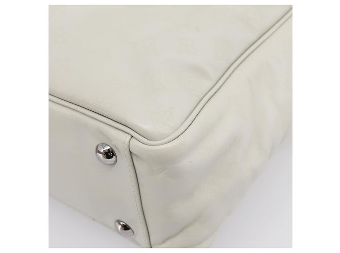 LOUIS VUITTON Monogram Diffir Clarkson Shoulder Bag White M92358 LV Auth 200148V Bianco - vista 15