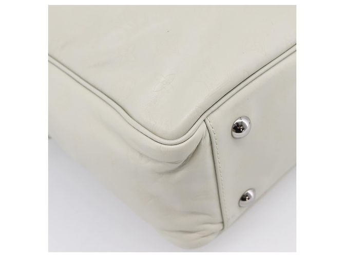 LOUIS VUITTON Monogram Diffir Clarkson Shoulder Bag White M92358 LV Auth 200148V Bianco - vista 16