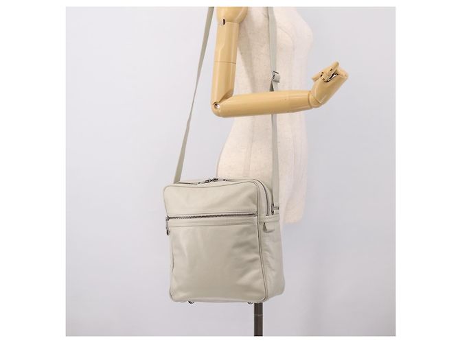 LOUIS VUITTON Monogram Diffir Clarkson Shoulder Bag White M92358 LV Auth 200148V Bianco - vista 23