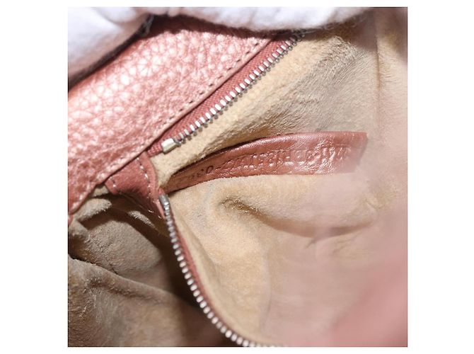 Borsa FENDI Selleria Mini Mamma Baguette Bag Wool Pink Silver 8BR185 Auth yk20834SAM Argento Rosa - vista 11