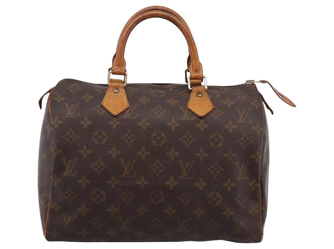 LOUIS VUITTON Monogram Speedy 30 Hand Bag M41526 LV Auth 200896 Monogramma - vista 13