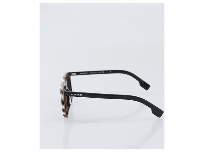 Gafas de sol BURBERRY plástico Black Auth BA15181 Negro - vista 3