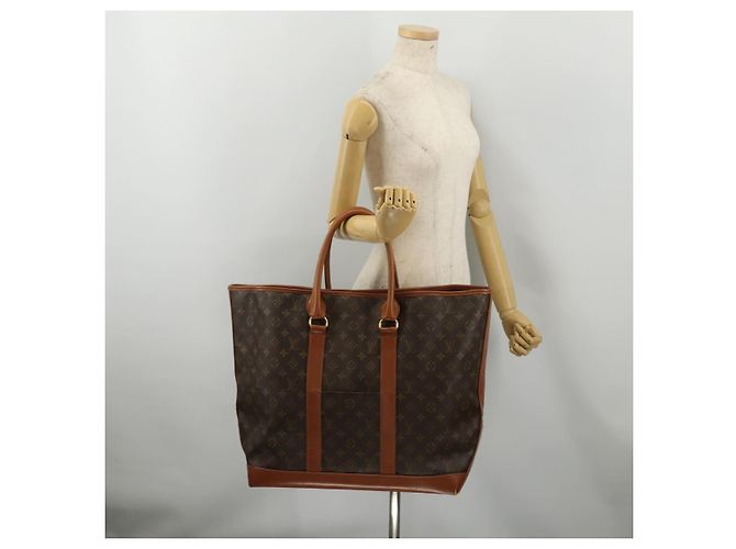 LOUIS VUITTON Monogram Sac Weekend GM Tote Bag M42420 LV Auth 197505 Monogramma - vista 20