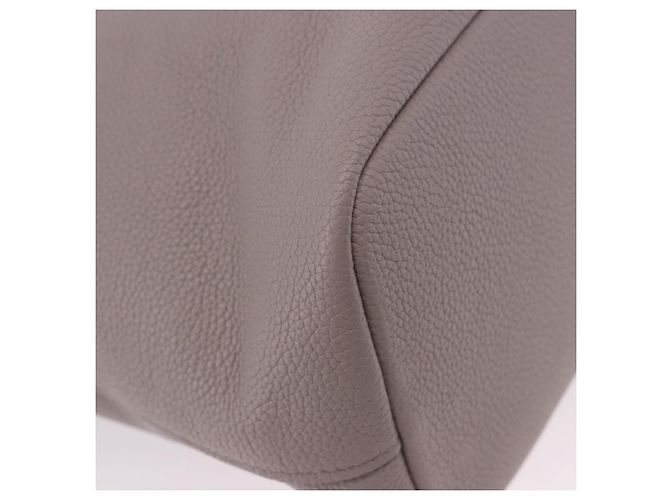 Bolso de hombro PRADA en cuero Taurillon Gris Oro 1BE066 Auth am12351SAM Castaño Dorado - vista 16