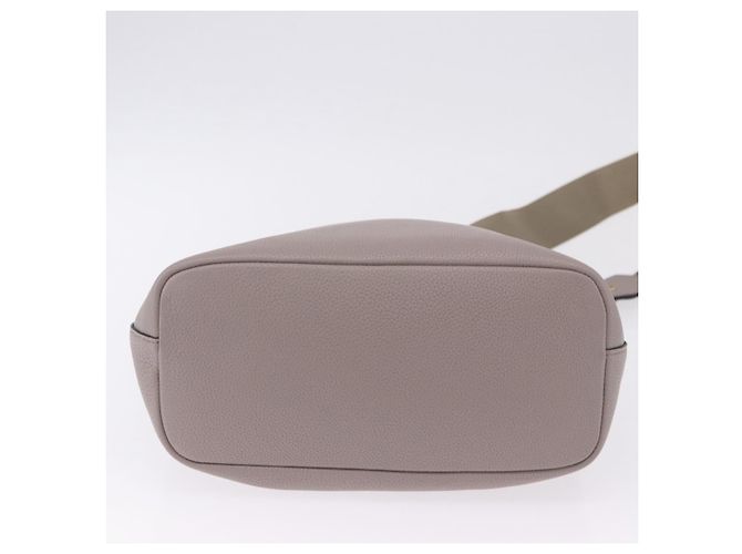 Bolso de hombro PRADA en cuero Taurillon Gris Oro 1BE066 Auth am12351SAM Castaño Dorado - vista 5