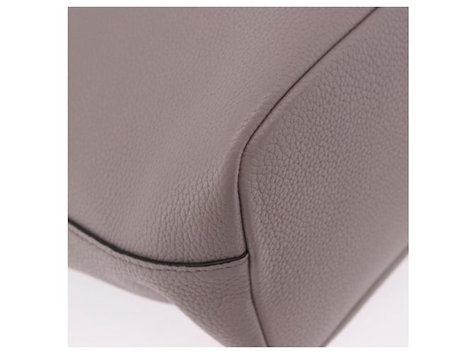 Bolso de hombro PRADA en cuero Taurillon Gris Oro 1BE066 Auth am12351SAM Castaño Dorado - vista 8