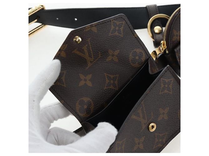 LOUIS VUITTON Monogram Ceinture Daily Waist Bag M0236 LV Auth 199062M Monogramma - vista 16