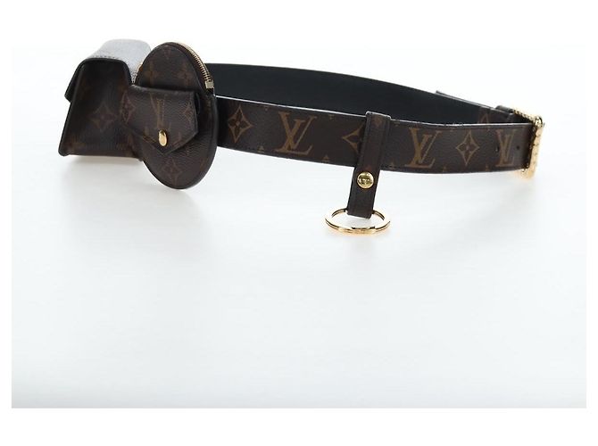 LOUIS VUITTON Monogram Ceinture Daily Waist Bag M0236 LV Auth 199062M Monogramma - vista 3