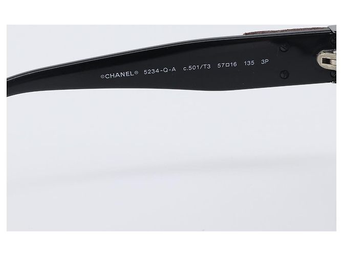 Gafas de sol CHANEL metal Black CC Auth yk20732M Negro - vista 11