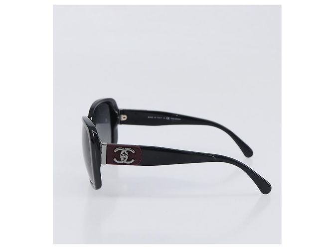 Gafas de sol CHANEL metal Black CC Auth yk20732M Negro - vista 3