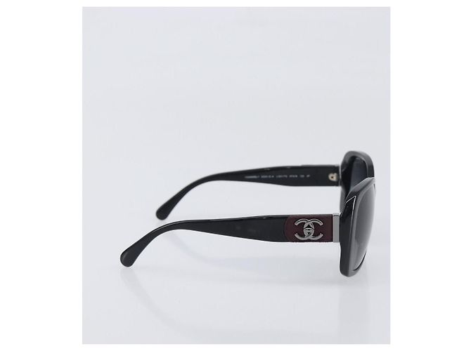 Gafas de sol CHANEL metal Black CC Auth yk20732M Negro - vista 4