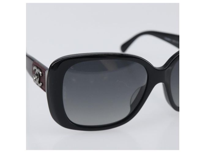 Gafas de sol CHANEL metal Black CC Auth yk20732M Negro - vista 5