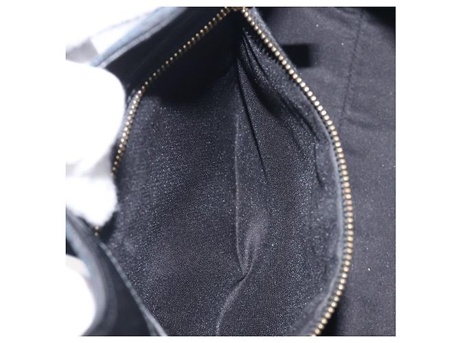 Borsa a mano GUCCI GG Canvas Web Sherry Line Nero Oro 130995 Auth yk20808SAV D'oro - vista 22