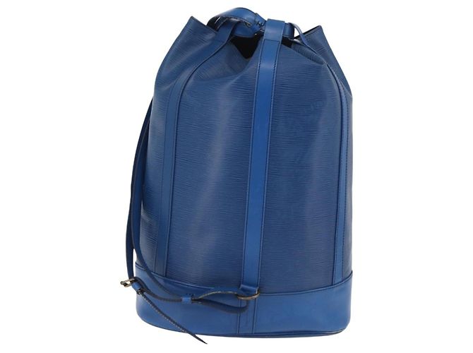 LOUIS VUITTON Epi Randonnee GM Shoulder Bag Blue M43085 LV Auth ka5822 - vista 2