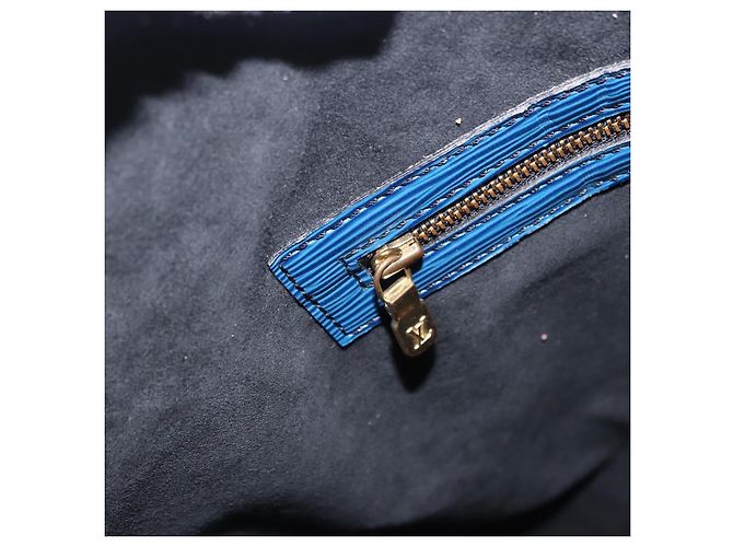 LOUIS VUITTON Epi Randonnee GM Shoulder Bag Blue M43085 LV Auth ka5822 - vista 22