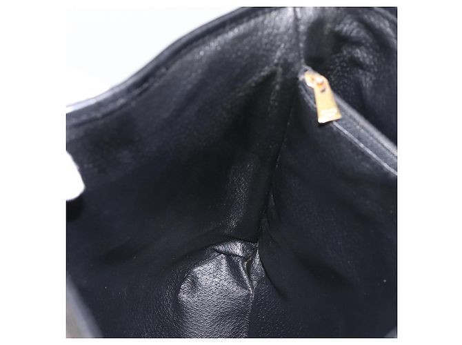 16 Céline Borsa Tote CELINE Macadam PVC Pelle Nero Tono Oro Auth BA15388 - vista 19