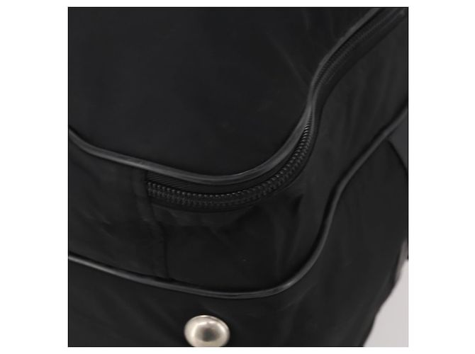 Borsa Boston PRADA Nylon 2way Nero Argento Auth 194402 - vista 16