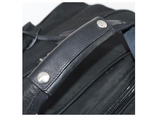 Borsa Boston PRADA Nylon 2way Nero Argento Auth 194402 - vista 9