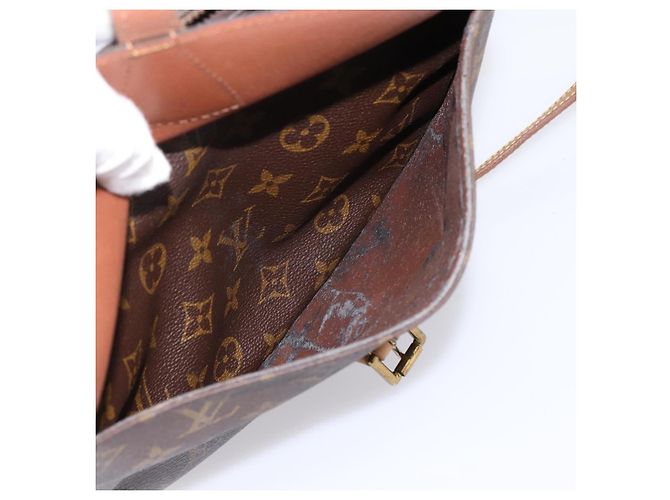 Borsa a tracolla LOUIS VUITTON Monogram Jeune Fille MM M51226 LV Auth 198960 Monogramma - vista 24